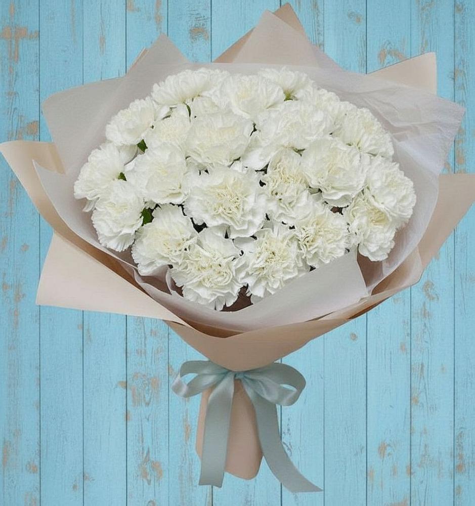 Букет цветов из: Гвоздики в Урухской