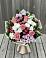 Букет цветов из: Альстромерии, Гвоздики, Розы и Хризантемы в Урухской