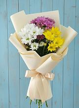 Букет цветов из:  Хризантемы в Урухской