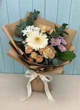 Букет цветов из:  Герберы и Хризантемы в Урухской