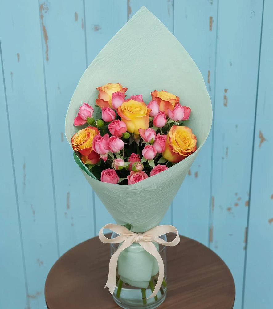 Букет цветов из: Розы в Урухской