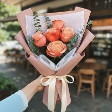 Букет цветов из:  Розы в Урухской