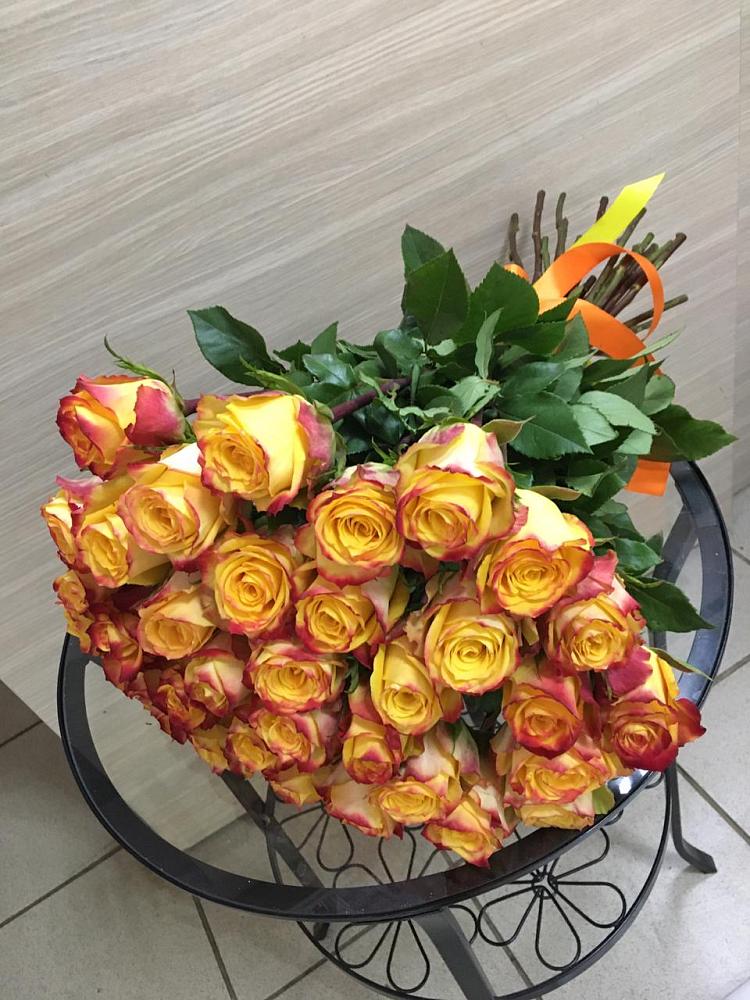 Букет Желтые розы в Урухской