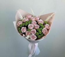 Букет цветов из:  Розы и Хризантемы в Урухской