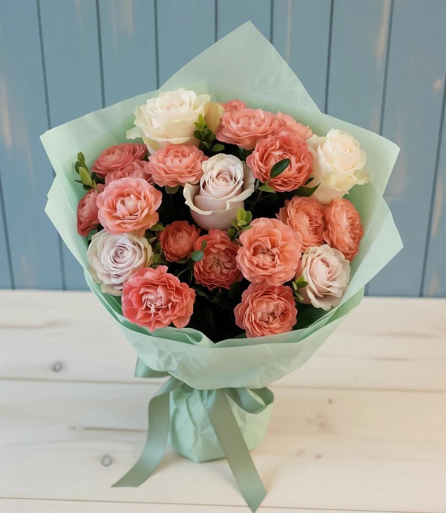 Букет цветов из: Розы в Урухской