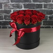 Цветочная композиция из Розы в шляпной коробке #REPLACE_PRED# Урухской