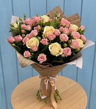 Букет цветов из:  Розы в Урухской