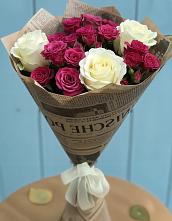 Букет цветов из:  Розы в Урухской