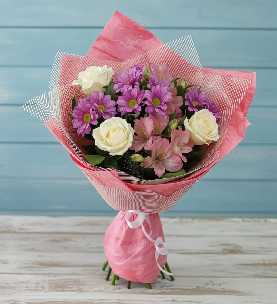 Букет цветов из: Герберы в Урухской