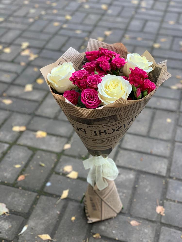 Букет цветов из: Розы в Урухской