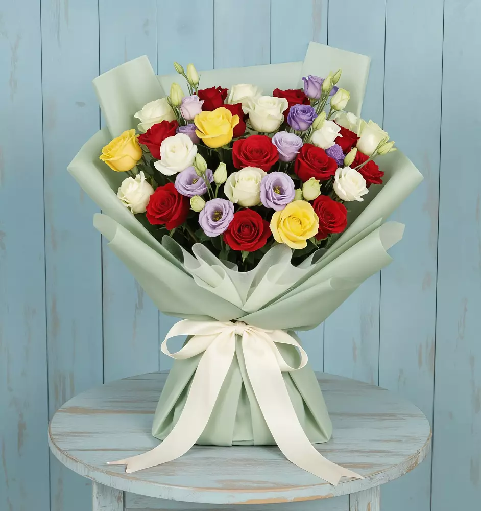 Букет цветов из: Розы в Урухской