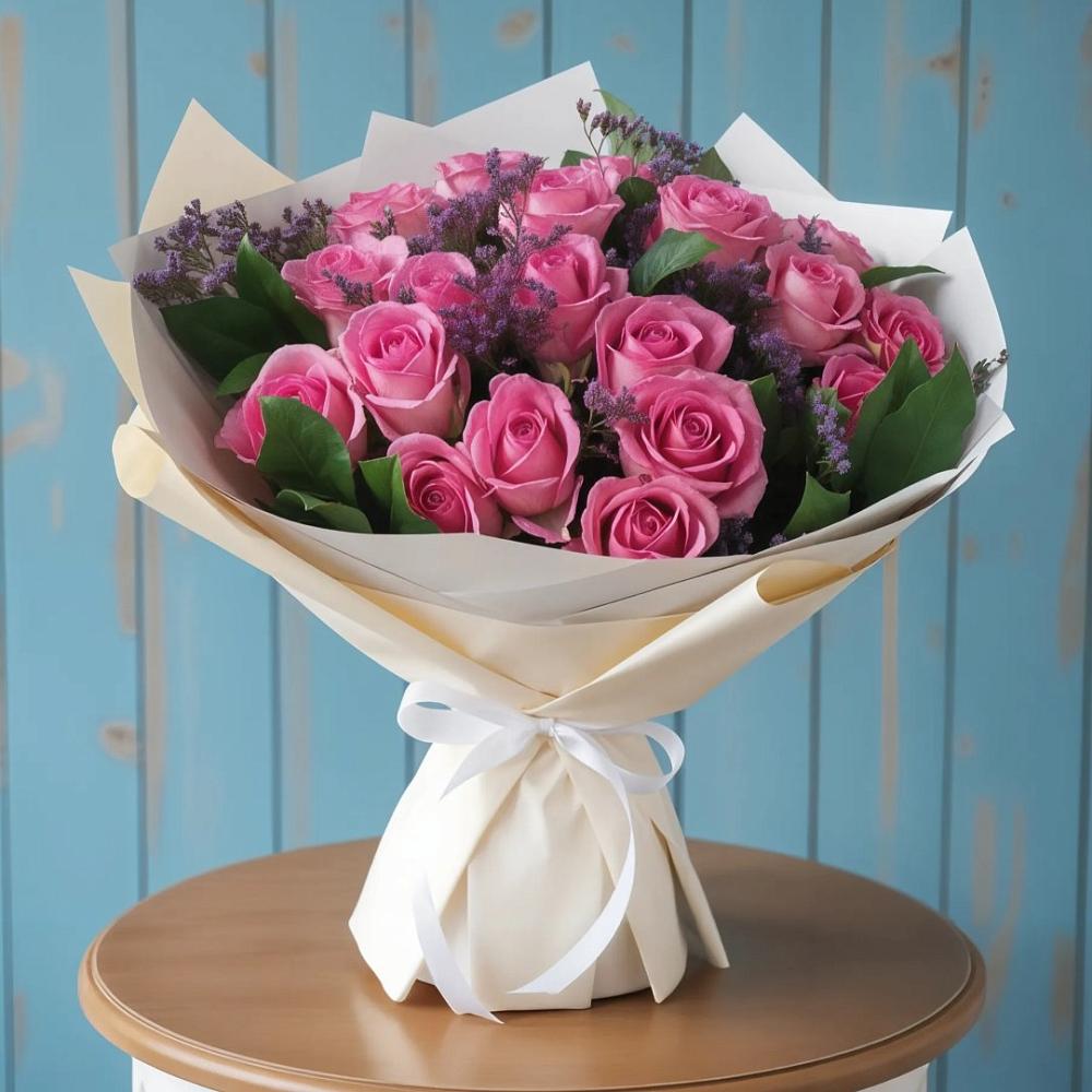 Букет цветов из: Розы в Урухской