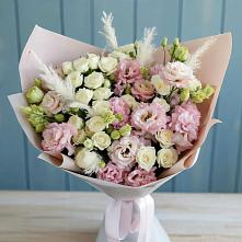 Букет цветов из:  Альстромерии и Розы в Урухской
