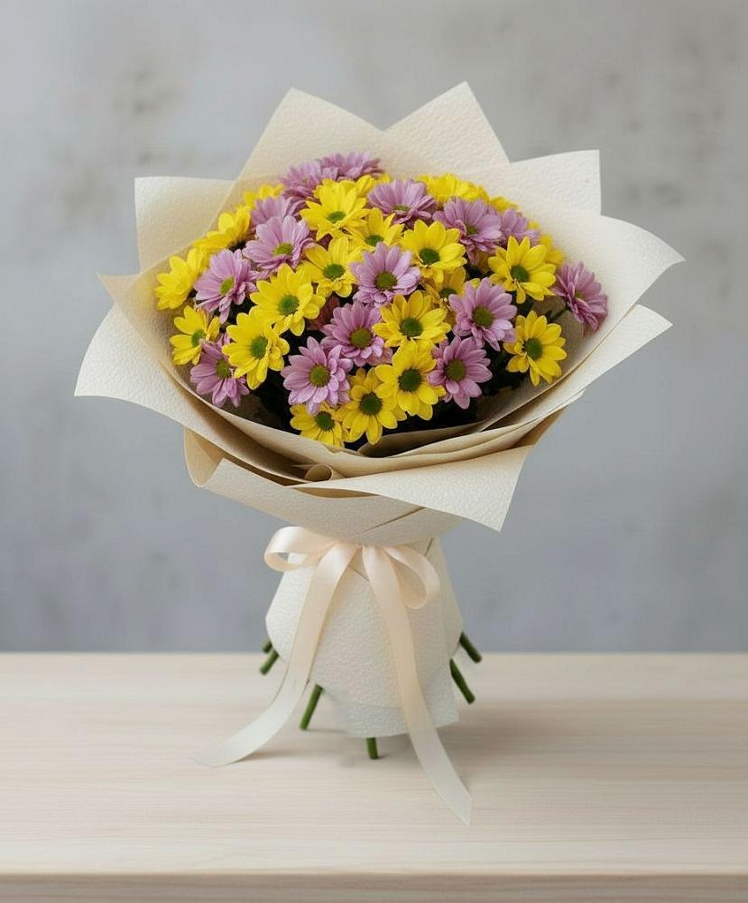 Букет цветов из: Хризантемы в Урухской